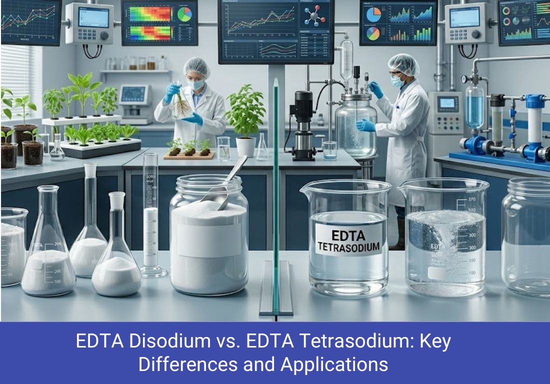 EDTA Disodium EDTA Tetrasodium Differences Applications